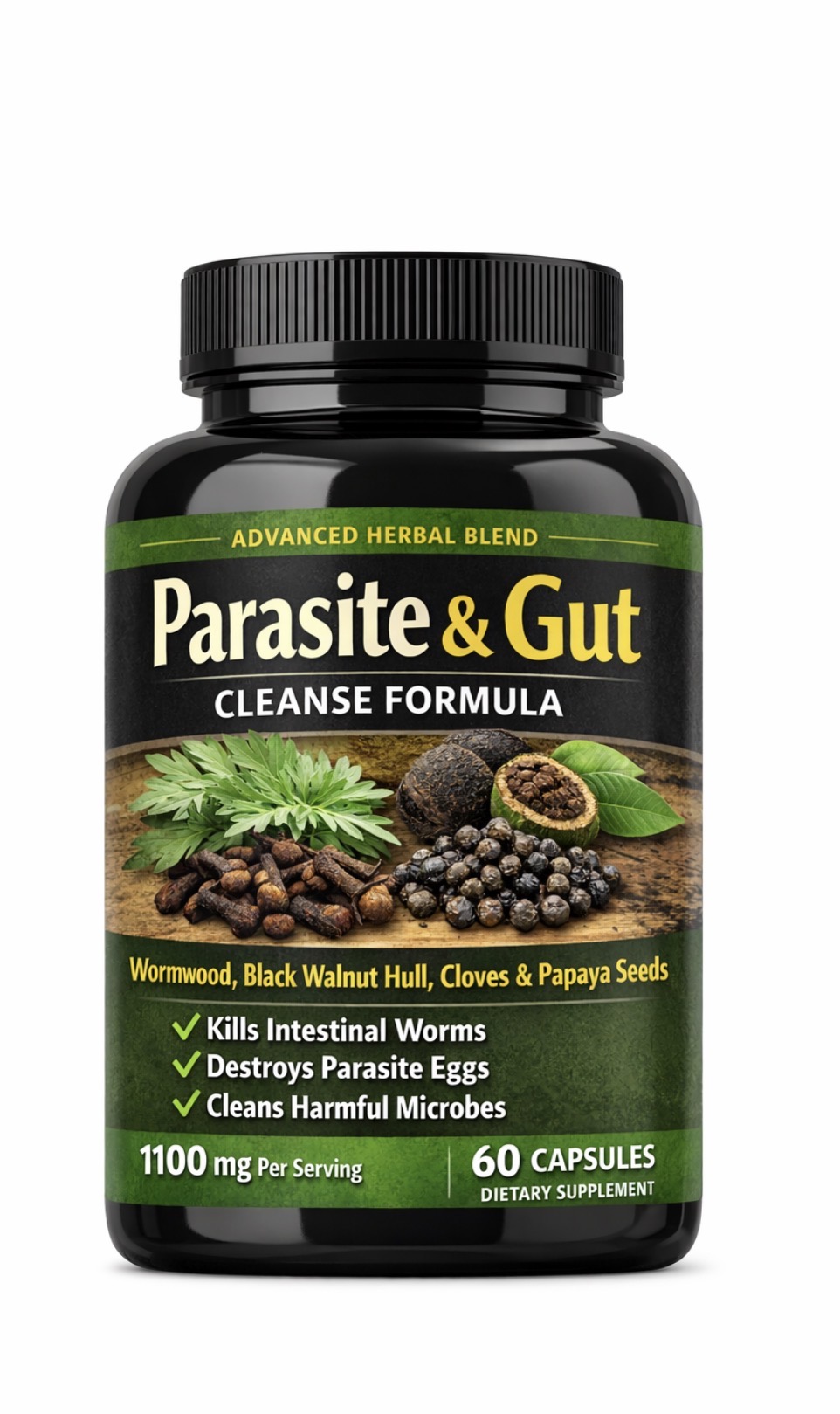 Herbal Cleanse Formula — 60 Capsules